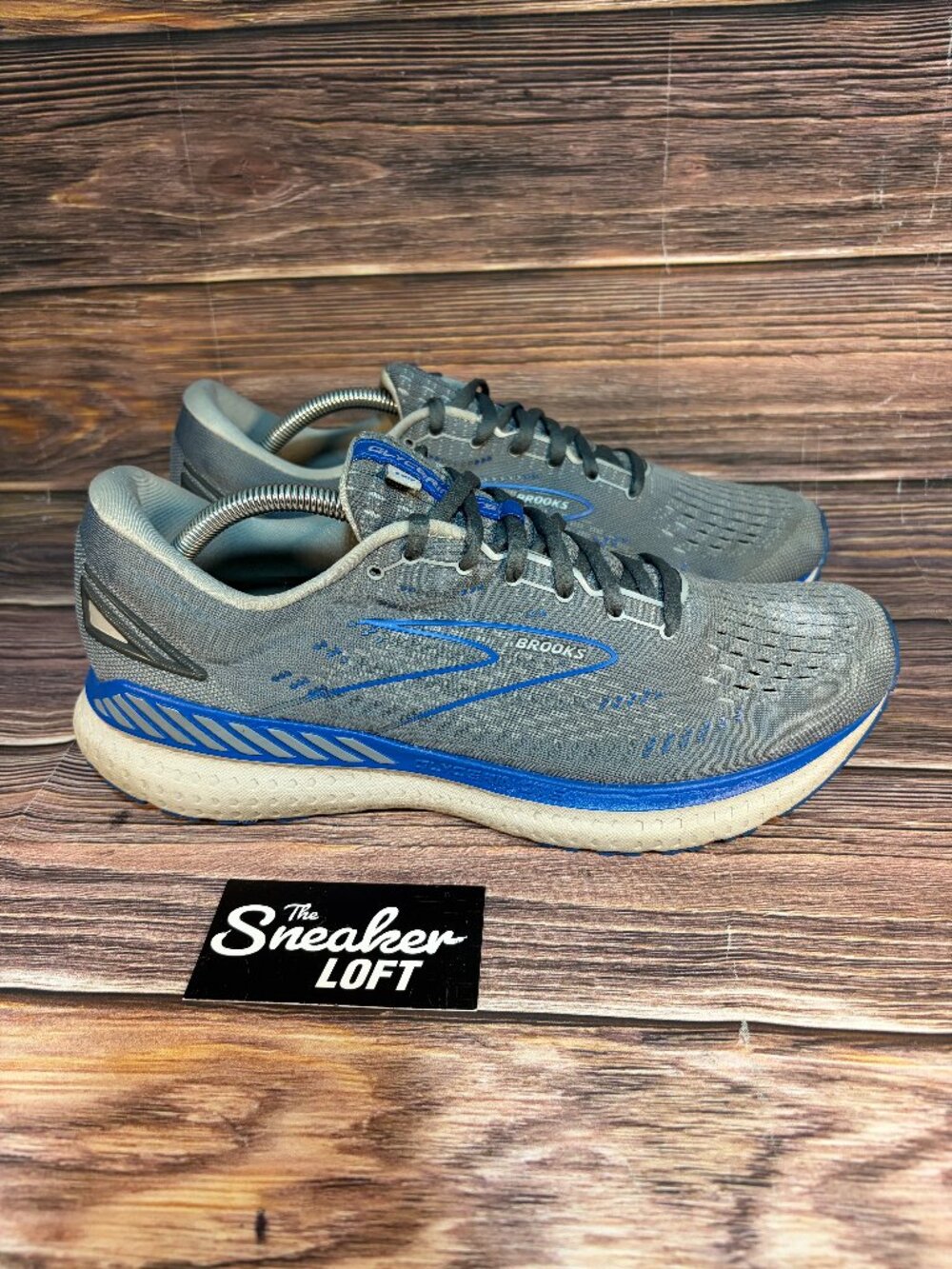 Brook Glycerin GTS 19 Men's‎ Athletic Running Shoes Gray Blue Size 11.5